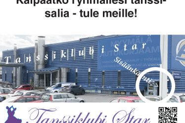 Starin tanssisalit Helsingin Konalassa, talo ulkoa.