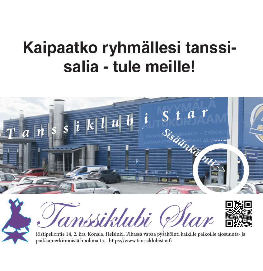 Starin tanssisalit Helsingin Konalassa, talo ulkoa.