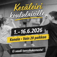 Koululaisten kesäleiri 1. - 16.6.2026